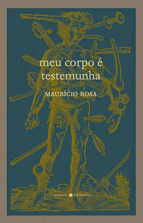 Retrato de Maurício Rosa no sarau do Livro Inteiro